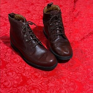 Rockport XCS Northfield Plain Toe Brown Leather Boots 12